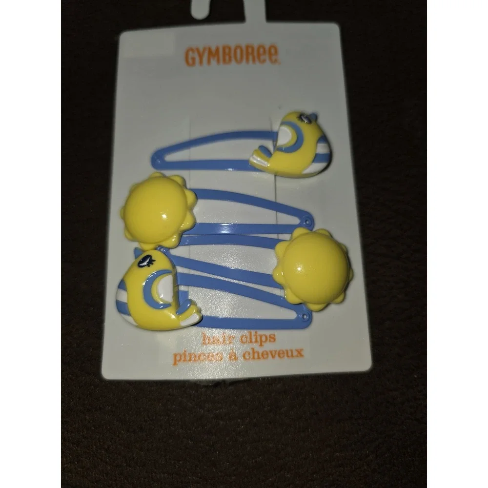 Gymboree pocketful of sunshine bird sun hair‎ clips nwt